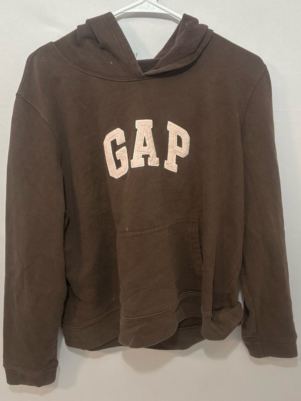 GAP Brown Hoodie with White Logo